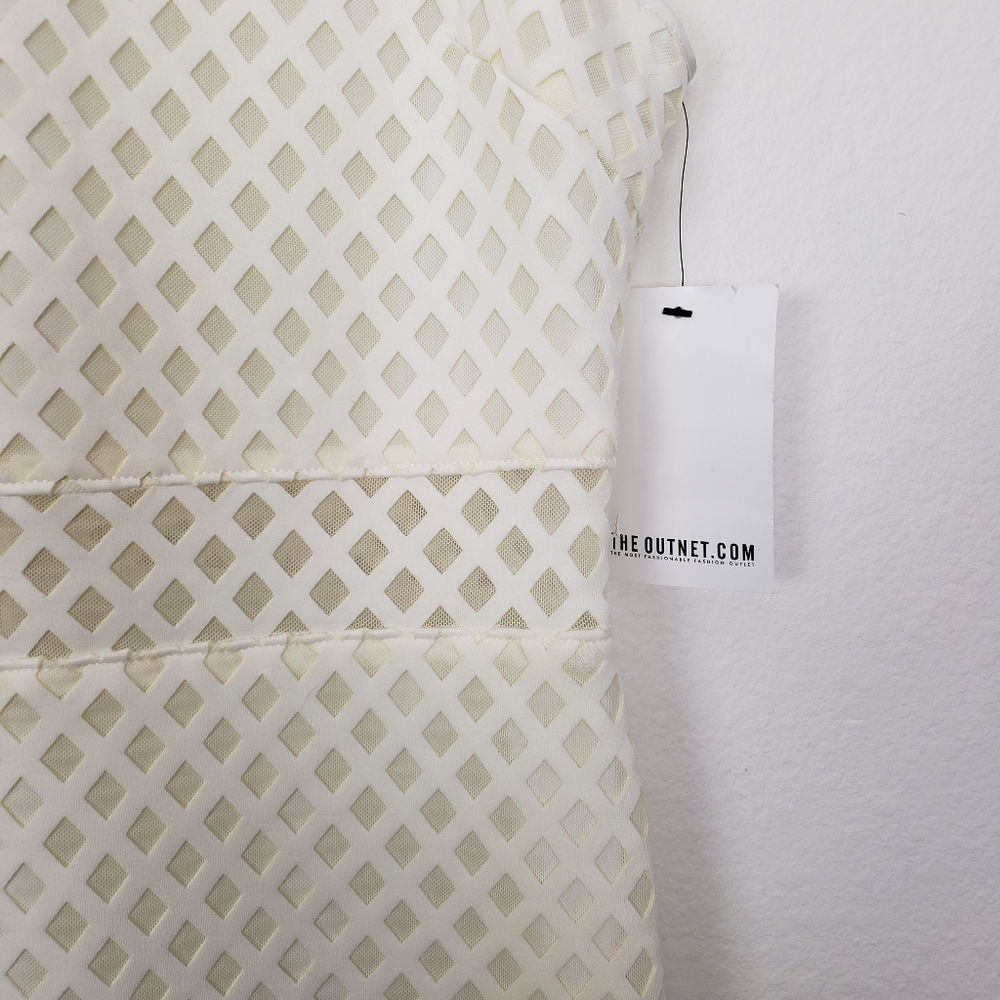 Elizabeth and James Neri Lazer Lattice White Dress - Picture 4 of 8
